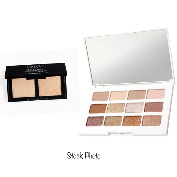 LAURA GELLER Eyeshadow Palette & Illuminator Duo - Picture 1 of 13